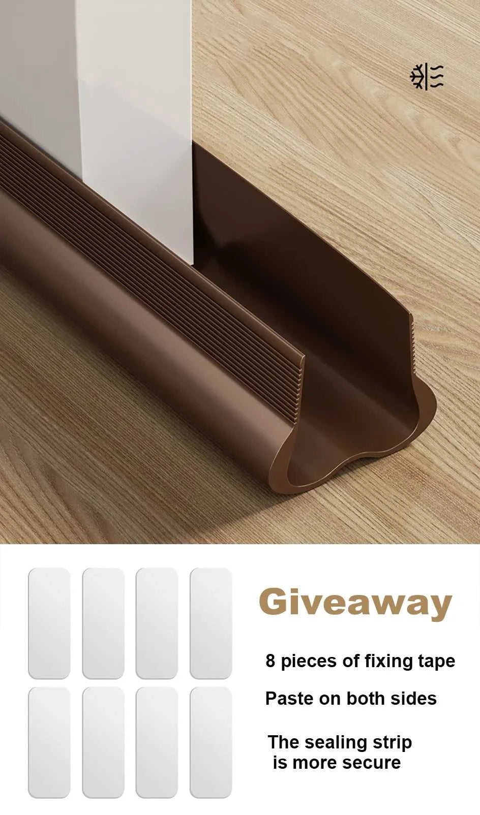 PVC Adjustable Door Bottom Seal Strip Weather Strip Under Door Draft Stopper Thicker Anti-Cold Gap Blocker Sealing Weather Strip The jack market .AU The jack market .AU Home $ 52 14:365458#brown B10494A
