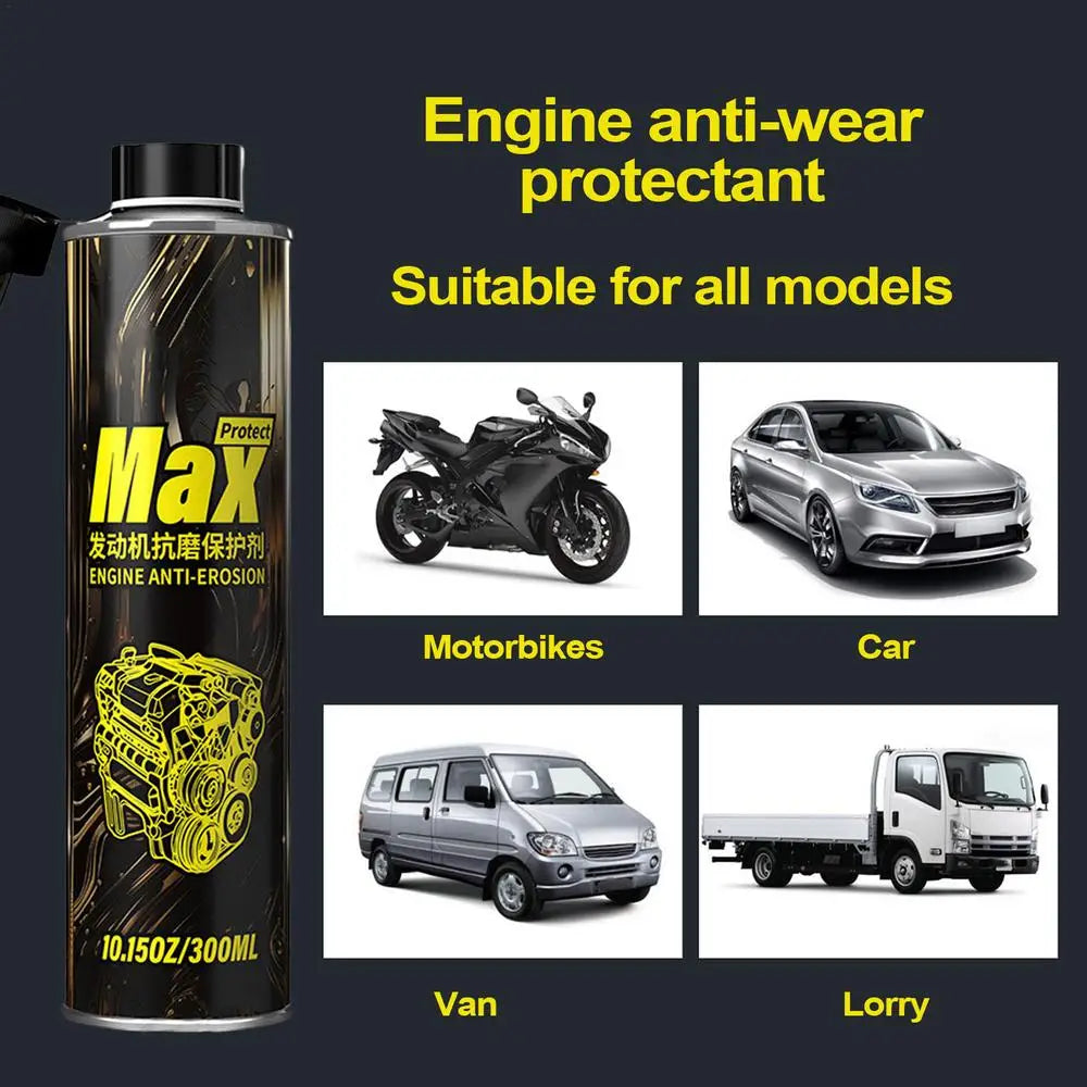 Engine Protection Oil 10.14oz Anti-wear Protective Motor Oil Auto Engine Restore Additive Noise Reduction Prevent Vibration