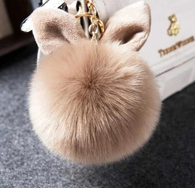 Furry Rabbit Ear Furry Ball Keychain Cute Rabbit Ear Plush Pendant Faux Fur Furry Rabbit Ear Bag Accessory Car Hanging Accessory The jack market .AU The jack market .AU Jewellery & Chains $ 47 14:1202#Brown