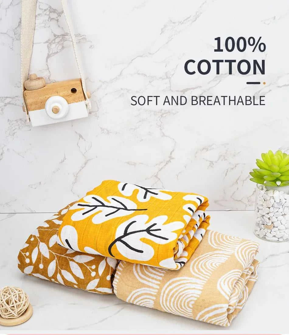 Baby 100% Cotton Muslin Swaddle Blanket Newborn Bath Towel Multi Designs Functions Baby Wrap Infant Quilt The jack market .AU The jack market .AU Mum & Kids: Essential Products for Every Family $ 28 14:1254#21;5:56964930#120x110cm