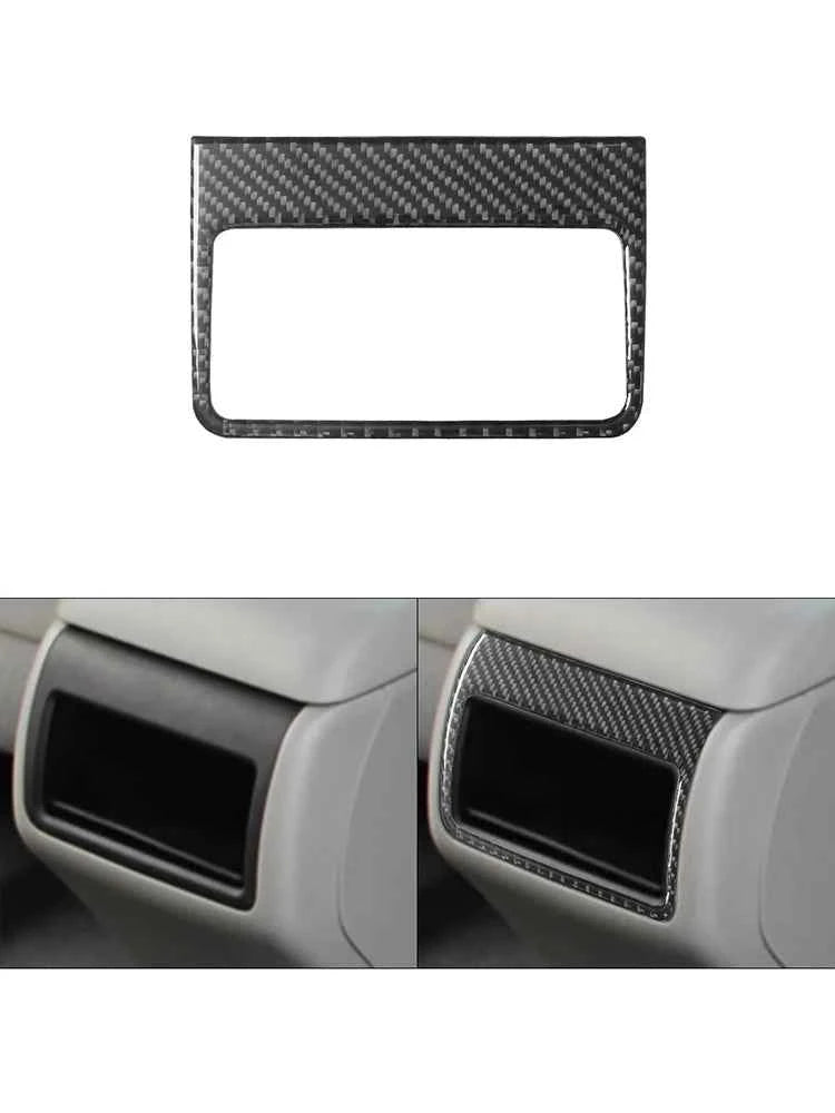 Carbon Fiber Material Black Stickers Cover Trim For Toyota Camry 2012 2013 2014 Car Interior Decorative Accessories