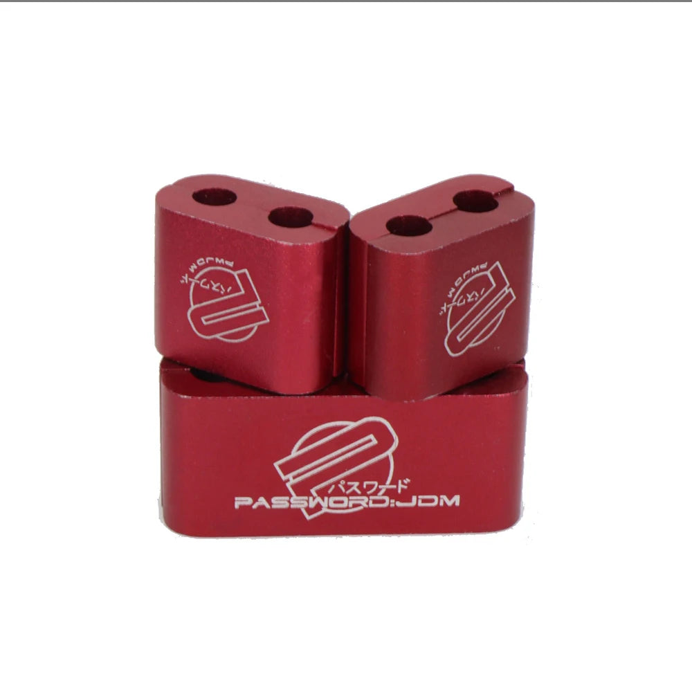Spark plug Electrical JDM aluminum alloy wire Clamp Separator Line Ignition Cable Clip for automobile decoration universal