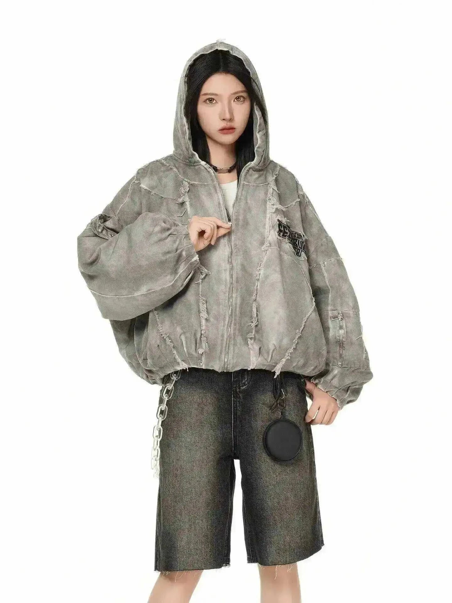 HKSH Autumn Winter New Men's Tide Original Design Techwear High Street Fashion Trend Vintage Jacket Chic Casual Coats Ins HK6132 The jack market .AU The jack market .AU Men Fashion $ 172 14:691#Gray;5:4182