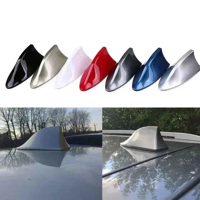 Car Radio Shark Fin Car Shark Antenna Radio FM Signal Design for All Automobiles Aerials Auto Exterior Styling Replacement Parts