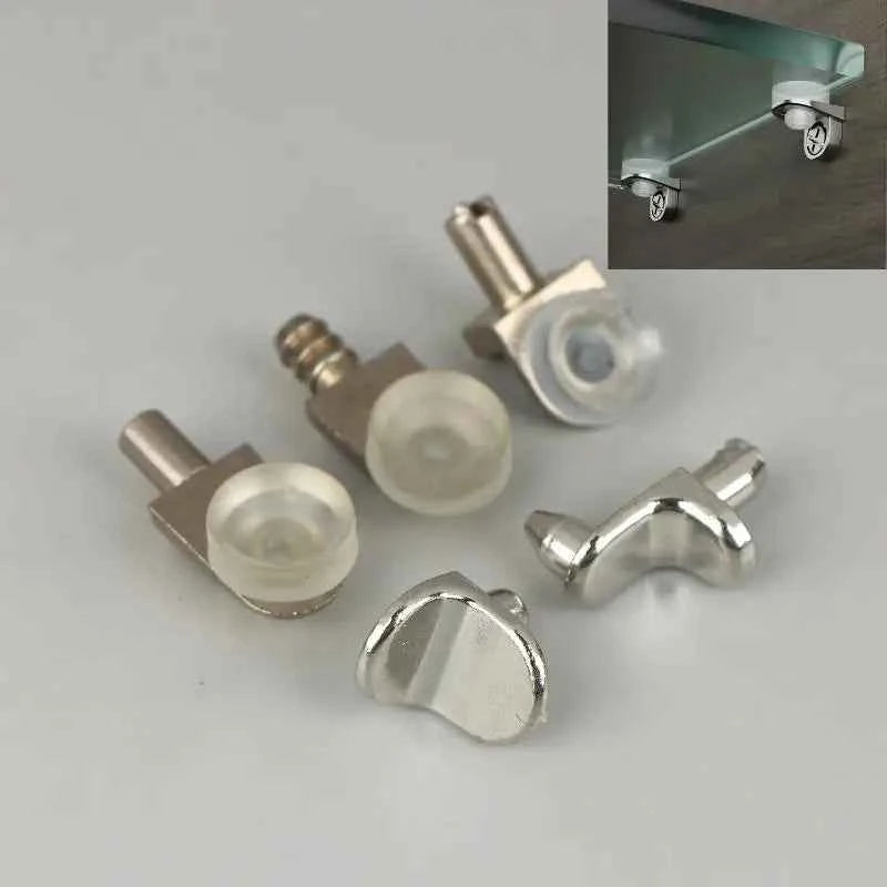 10Pcs Shelf Support Studs Pegs Pins Plugs Cabinet Seperator Fixed Wooden Glass Layer Board Furniture Bracket Holder Accessories