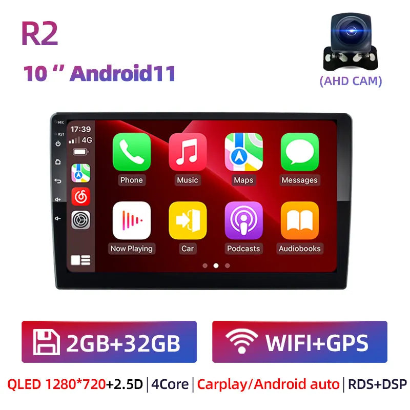 Ruancheng 2 Din Android 7 9 10 Inch Car Multimedia Video Player Universal Stereo Radio GPS for Volkswagen Nissan Hyundai Toyota