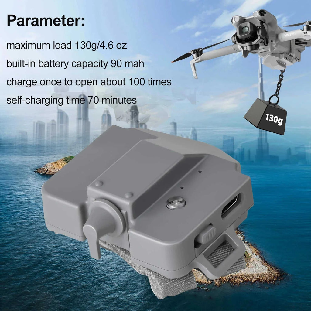 Drone Airdrop System for DJI Mini 5/4 Pro Aerial Thrower Fishing Rescue Send Gift The jack market .AU The jack market .AU Drones $ 82 <none>