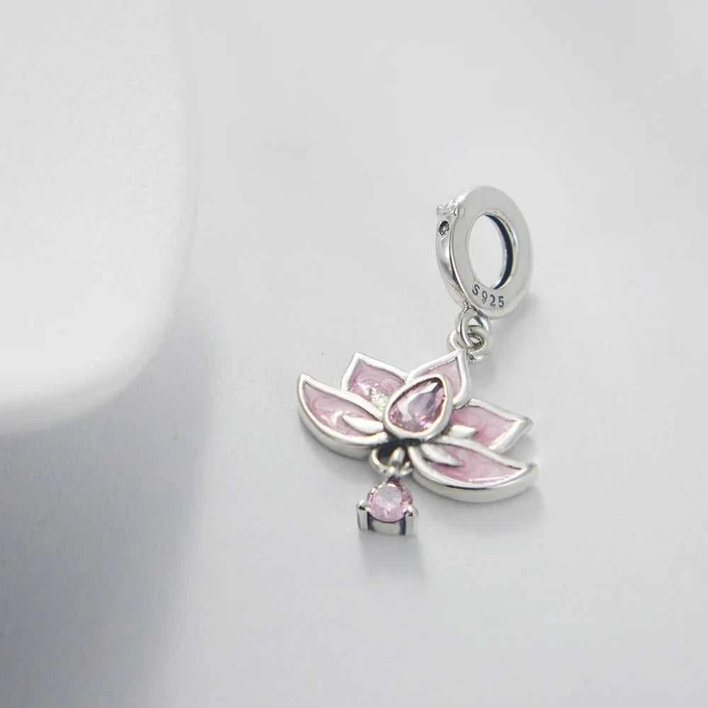 2025 Hot New Original Flower Pendant 925 Sterling Silver Rose charm Fit bracelet diy For Women Elegant bead Daily Wear Fine gift The jack market .AU The jack market .AU Jewellery & Chains $ 50 200000226:200013901#NBB0022-18