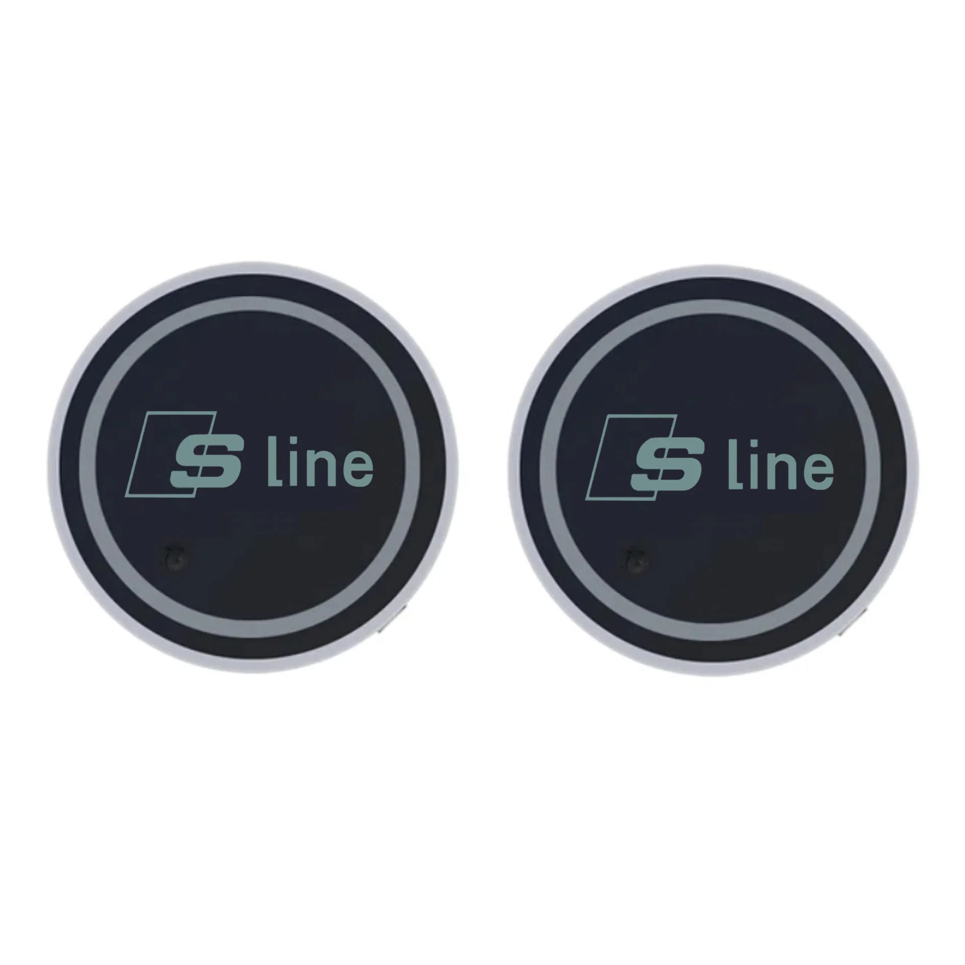 LED Light Car Water Cup Coaster Drinks Holder Mat for Audi A6L A3 A4 A5 A6 A7 A8 Q4 Q5 Q6 Q7 Q8 TT S3 S5 S7 S8 RS7 RS6 Sline b9