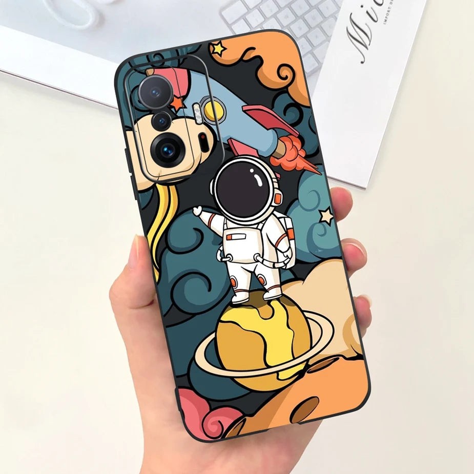 Xiaomi 11T Pro Case - Cute Cartoon Design, Soft Silicone Protection for Xiaomi Mi 11T Pro & 11TPro