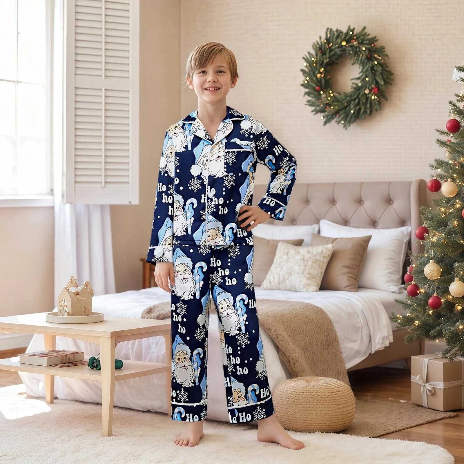 Family Matching Christmas Pajamas Sets Santa Letter Holiday Satin Loungewear Sleepwear Dad Mom Kids Pajamas Xmas Look Pyjama The jack market .AU The jack market .AU Mum & Kids: Essential Products for Every Family $ 48 14:771#1pcs only;5:200661902#Boy 6T