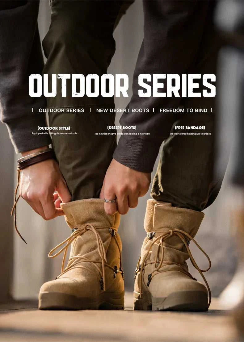 Maden Men's Vintage High-top Desert Boots Outdoor Cowboy Boots Indestructible Work Shoes Winter Safety Shoes The jack market .AU The jack market .AU Step Up Your Style: Trendy Shoes for Every Occasion! $ 119 14:771#Brown;200000124:200000898