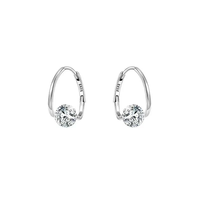 925 Sterling Silver Zircon Hoop Earrings Simple Temperament Exquisite Hot Semale Sexy Jewelry Gift The jack market .AU The jack market .AU Jewellery & Chains $ 54 200000226:347#gold