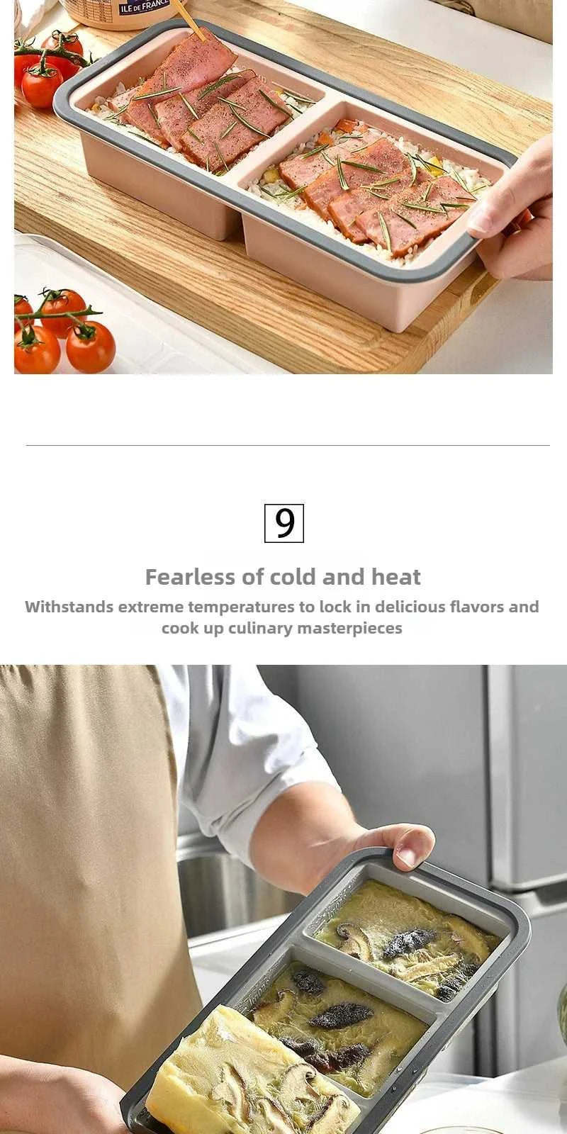 Silicone Freezer Tray ,Freezing Trays with Lid for Meal Prep Silicon Soup Portion Freeze Tray Make Stock Souped Ice Cube The jack market .AU The jack market .AU $ 39 14:350853#2grid-blue