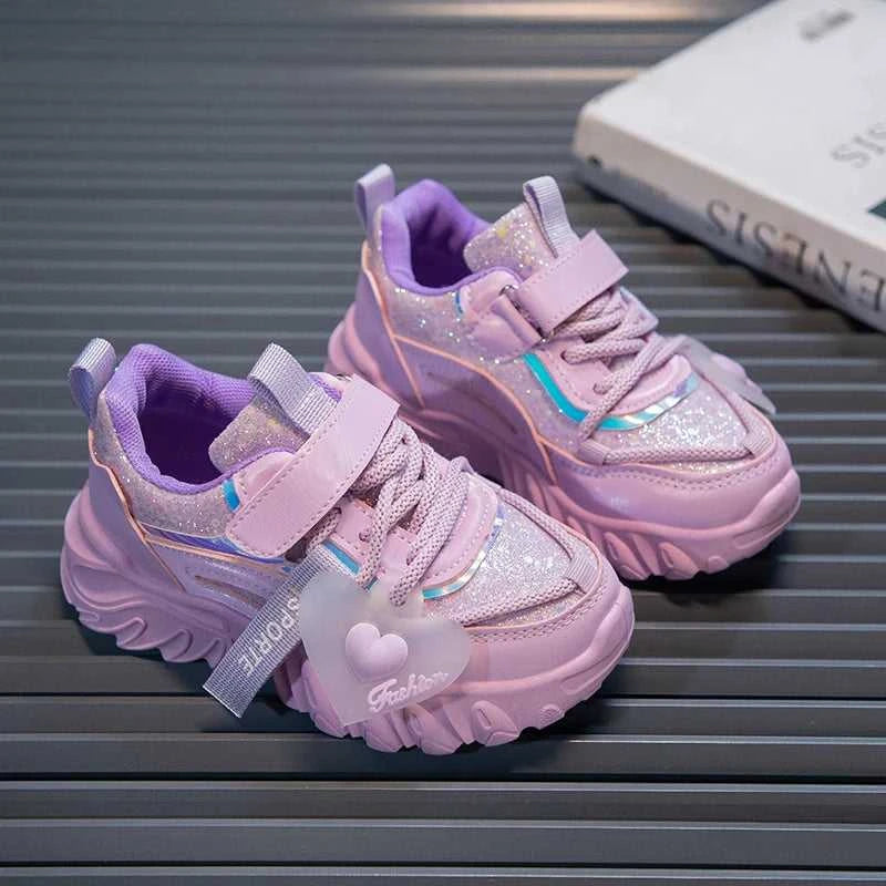 Girls Sports Shoes Kids Running Sneakers for School Fashion Cute Shiny Non-slip Children's Casual Shoes with Heart Spring Autumn The jack market .AU The jack market .AU Mum & Kids: Essential Products for Every Family $ 48 14:496;200000124:100010441