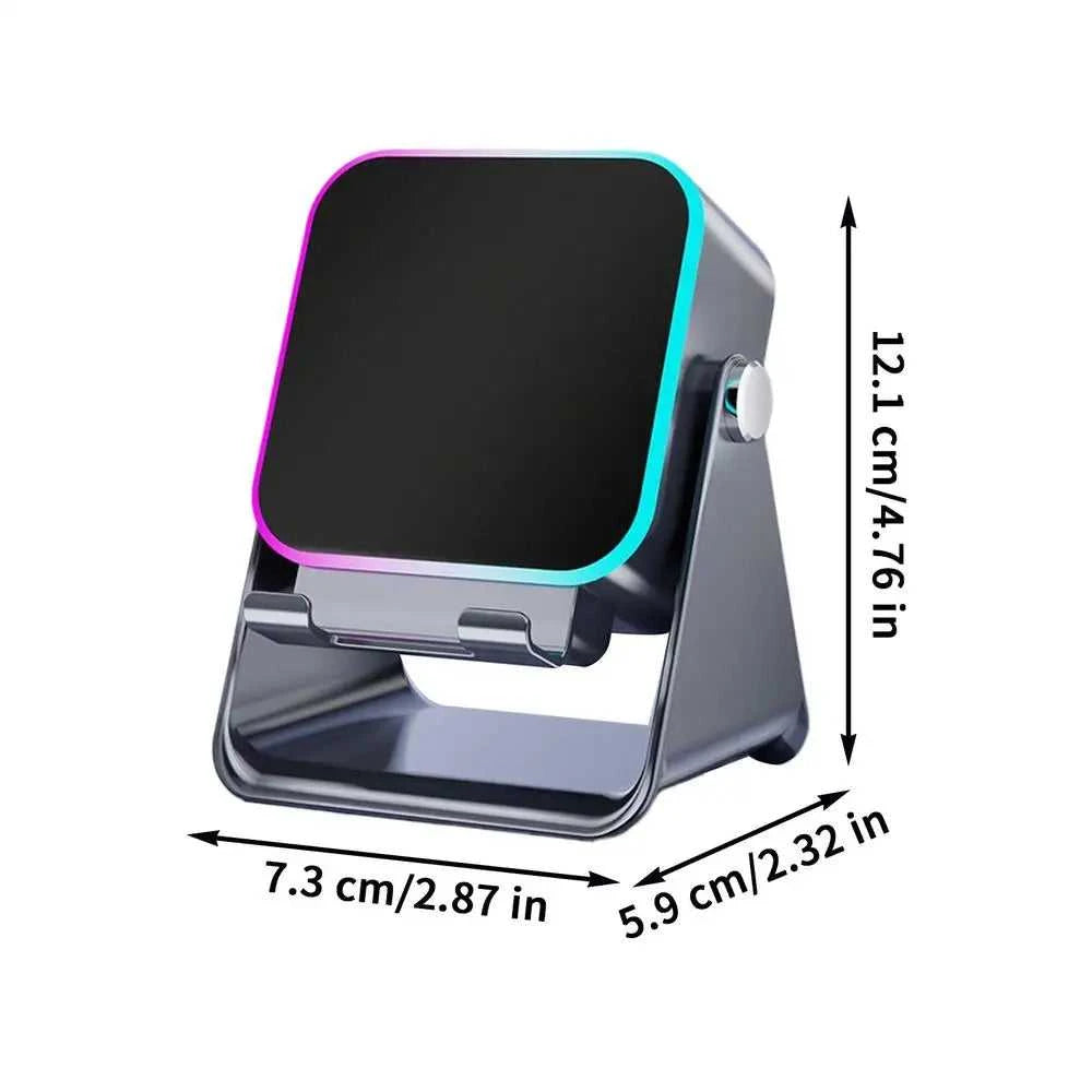 2026 Induction Speaker With Light Foldable Station Phone Speaker Stand 10W For Home Office Travel Christmas Birthday Men Women The jack market .AU The jack market .AU Accessories Electronics $ 73 14:193#Black