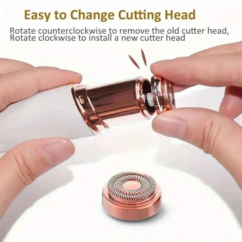 Flawless Generation 2 Double Halo Facial Hair Removal Tool - Effortlessly Achieve a Smooth, Hair-Free Face