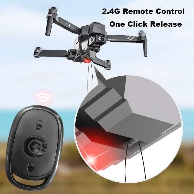 Universal Drone Airdrop Thrower System 2.4 Remote Control General Payload Delivery Thrower Air Dropper Device Drone Accessories The jack market .AU The jack market .AU Drones $ 63 14:193#Kits