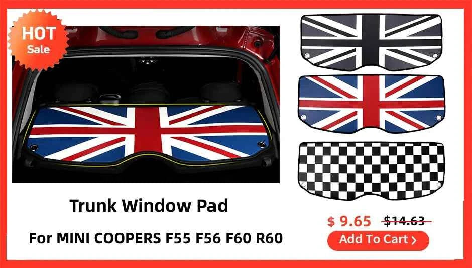 2Pcs Car Sticker For MINI COOPER R56 R55 R60 R61 Countryman F55 F56 F60 Crystal Epoxy Interior Accessory Car Door Handle Sticker