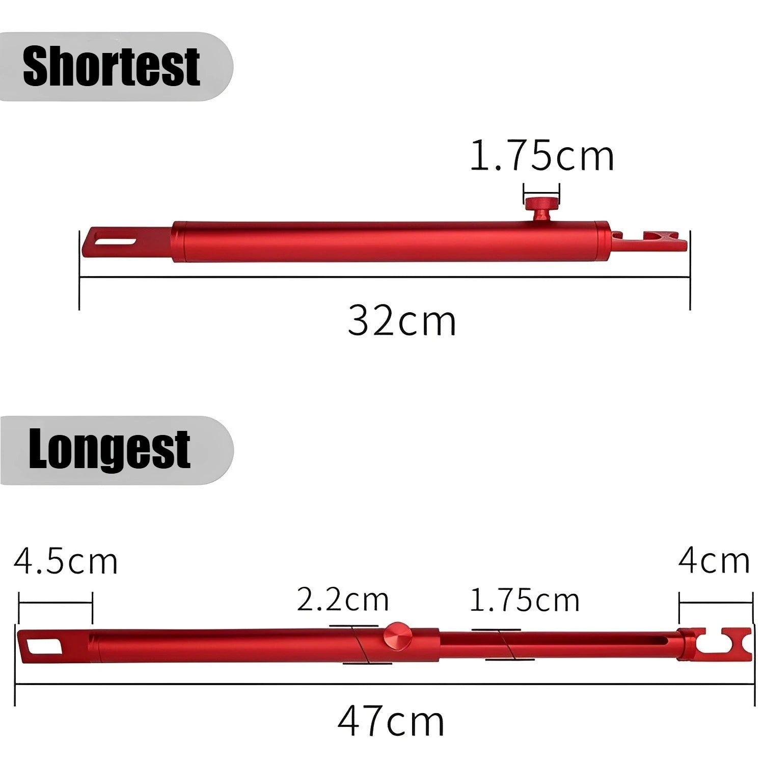 Adjustable 31-46CM Car Tailgate Stand Props Pole Suspension Strut Support Rod Tool Support Rod For Car Polishing Car Accessories