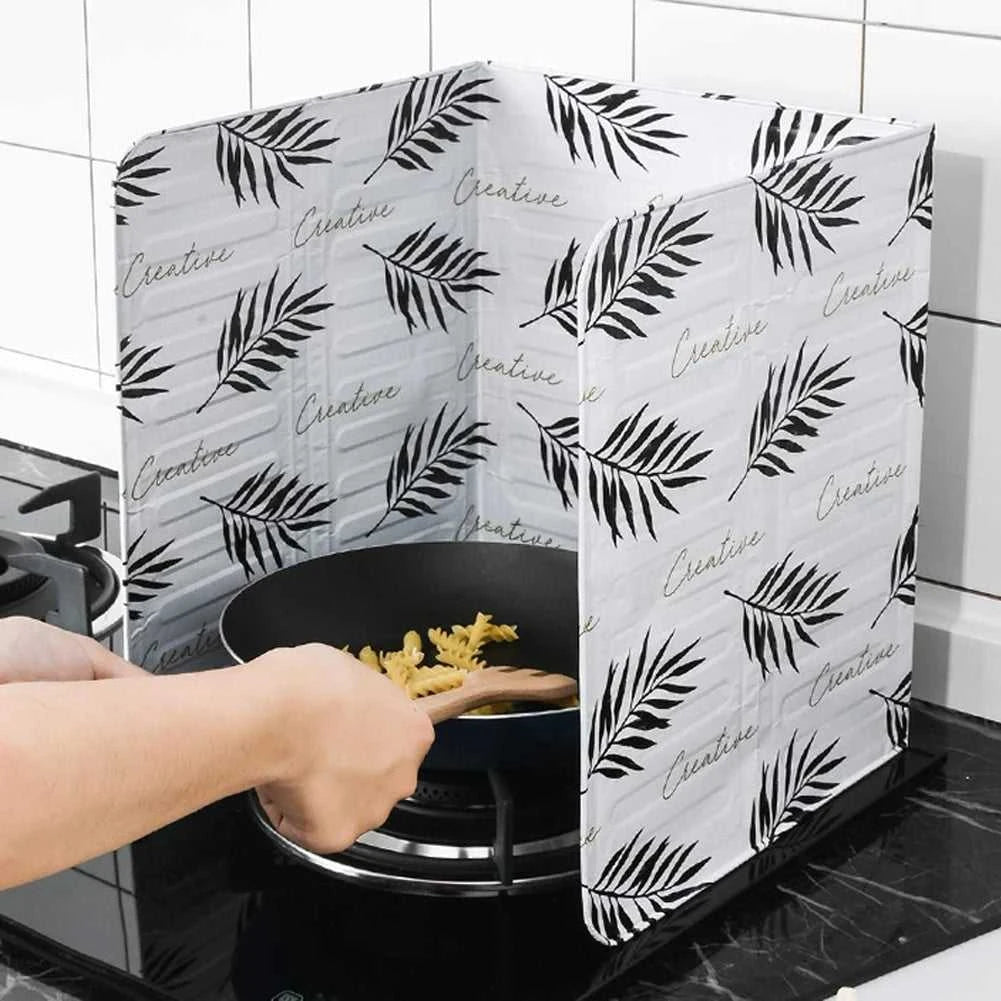 Aluminum Foldable Kitchen Gas Stove Baffle Plate Kitchen Frying Pan Oil Splash Protection Screen Heat Shields Kichen Accessories The jack market .AU The jack market .AU Home $ 24 14:29#Green Cactus