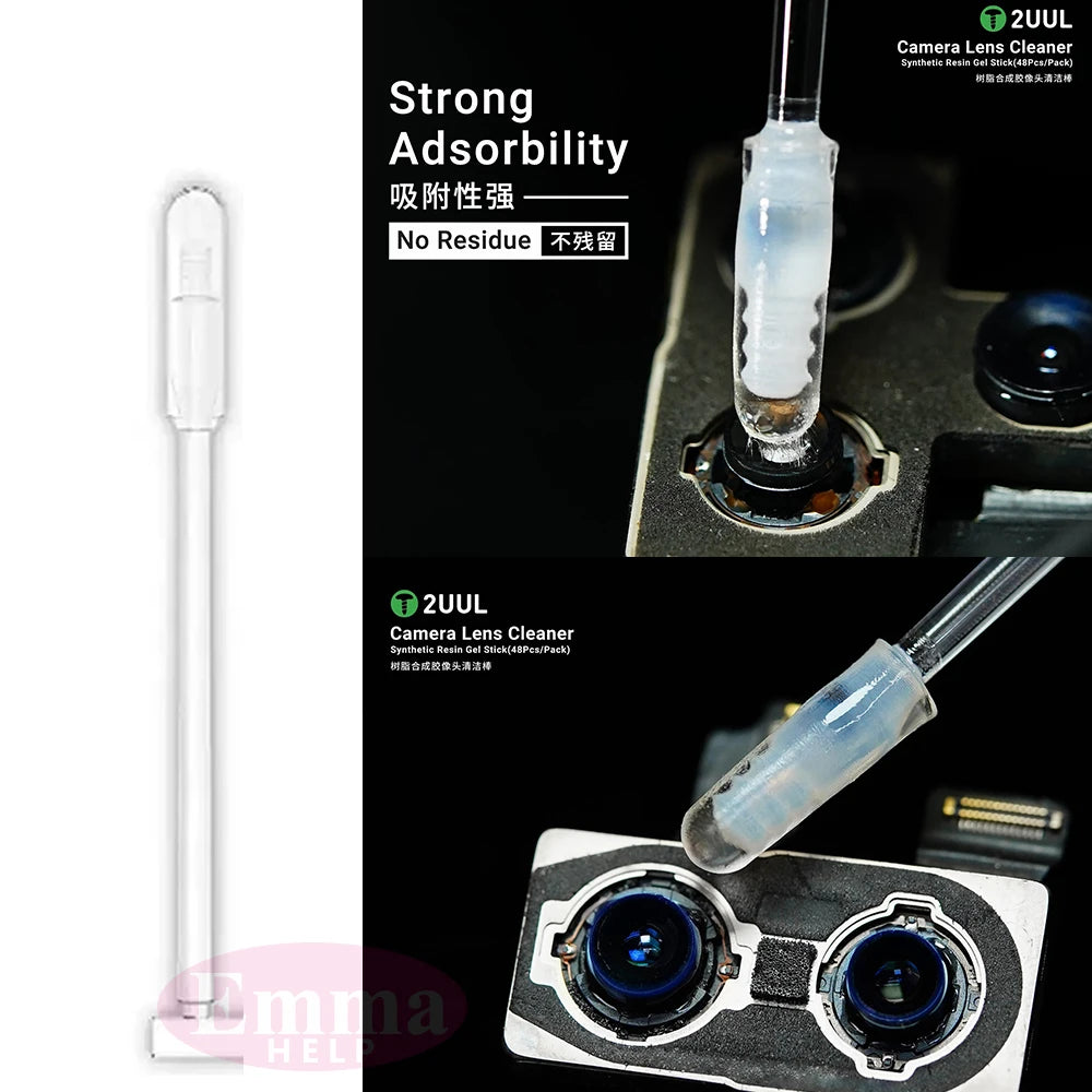 Sapphire Camera Lens Glass for iPhone 15/14/13/12/11 Pro Max Plus Mini - Complete Repair Kit with Adhesive