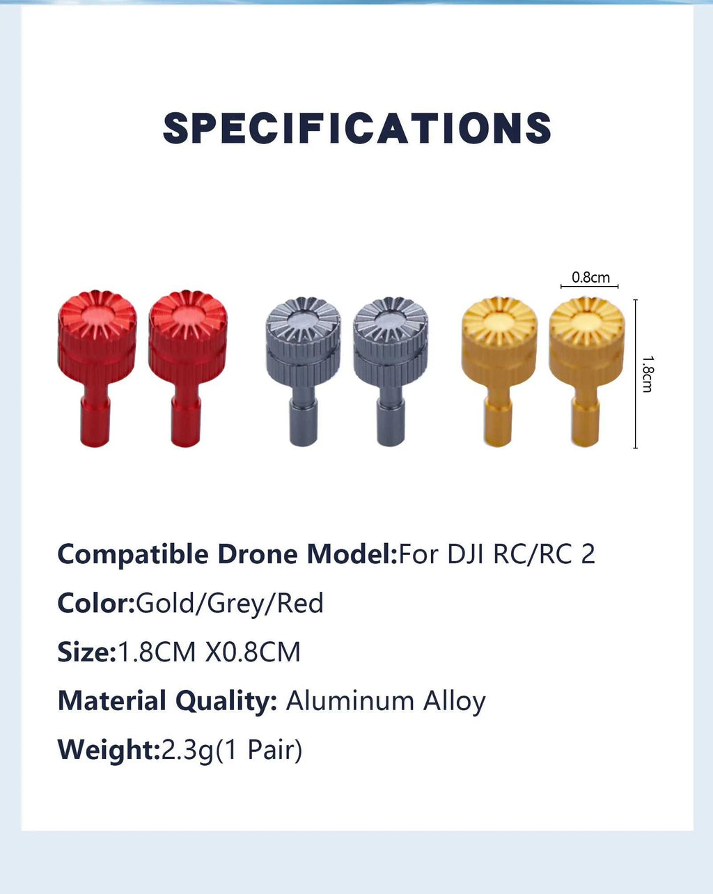 Remote Control Joysticks for DJI Air 3 RC 2/RC Aluminium Alloy For DJI Mini 3 Pro/Mini 3/Mavic 3 Pro/Mini 4 Pro Drone Accessory The jack market .AU The jack market .AU Drones $ 47 14:10