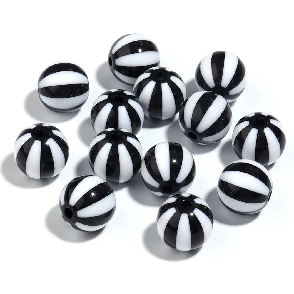 12-20mm Acrylic Large Hole Beads Colorful Stripes Round Loose Spacer Beads for Diy Bracelet Necklace Jewelry Accessories The jack market .AU The jack market .AU Jewellery & Chains $ 48 14:175#Rose Red;200000196:1071#20mm Hole 3mm 10Pcs