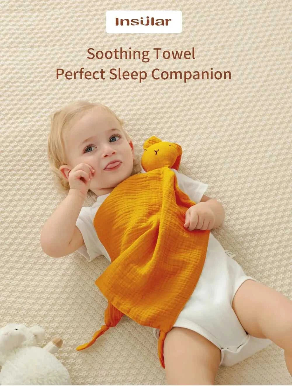 Muslin Baby Comfort Towel Cotton Comforter Blanket Soft Newborn Sleeping Dolls Kids Fashion Sleep Toy Soothe Appease Towel Bibs The jack market .AU The jack market .AU Mum & Kids: Essential Products for Every Family $ 22 14:175#SU1017 Blue