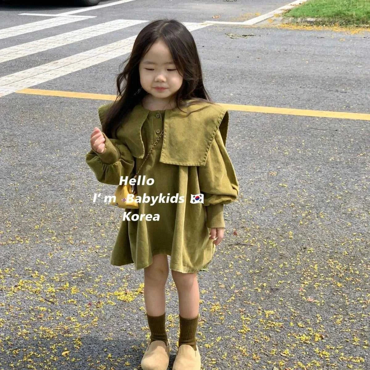 Baby Girls Skirt 2023 New Spring and Autumn Girls Skirt Korean Style Dark Green Solid Color Fashionable Dress The jack market .AU The jack market .AU Mum & Kids: Essential Products for Every Family $ 47 14:175#green;200000463:200004187#2T-90CM