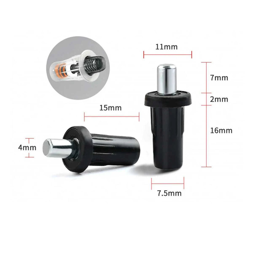 100Pc Large Black Iron Shutter Louvers Blind Repair Pins Spring Loaded Plantation Shutter Replacement Pins Bolt Window Door Home The jack market .AU The jack market .AU Home $ 66 14:201504126#100Pcs