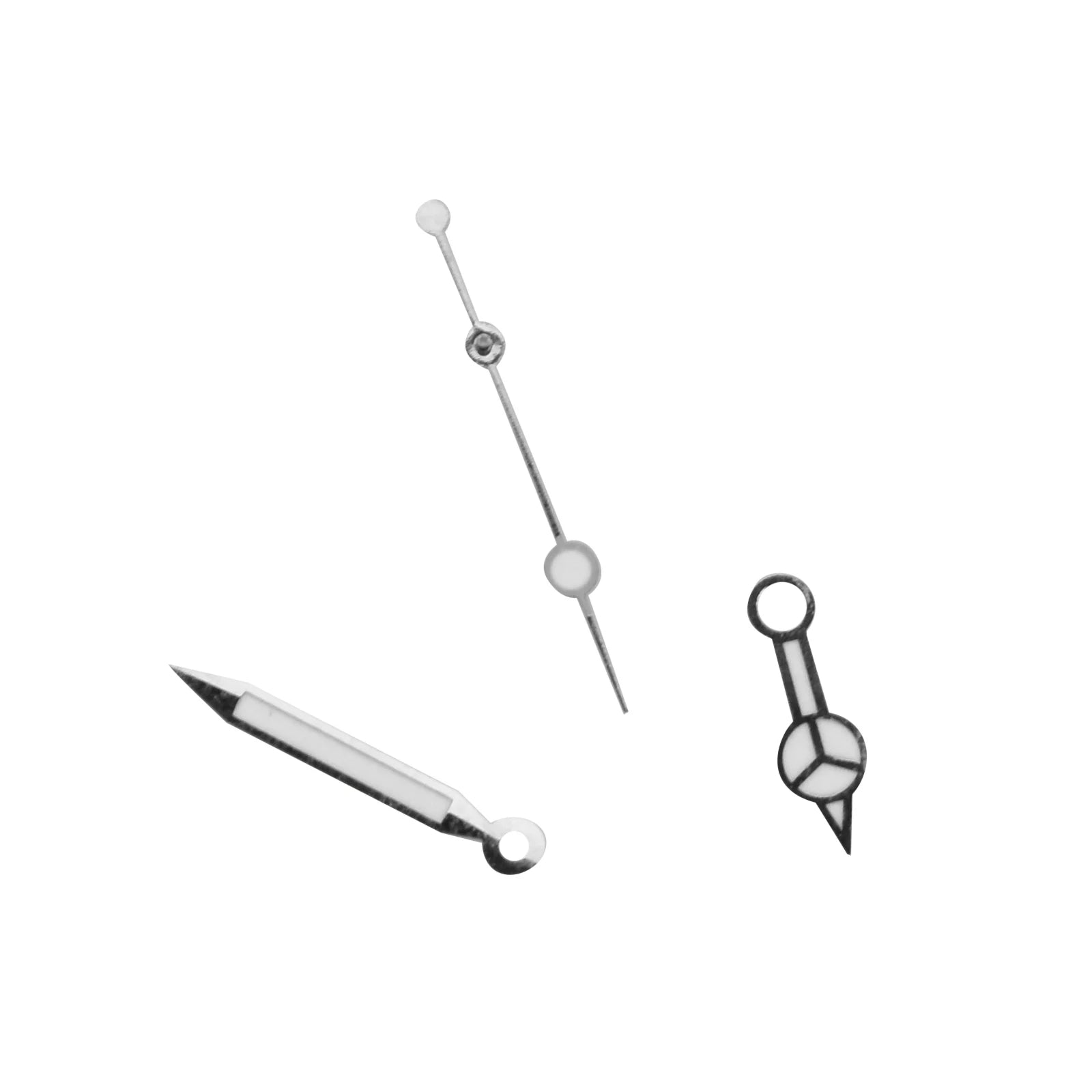 For ETA 2824 Movement Silver Plated Watch Hands Needles Kit For ETA 2824 Watch Movement Accessories Replacement Repair Part Tool