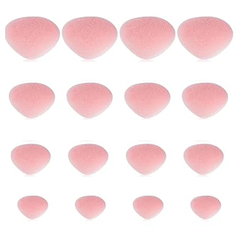 Plastic Doll Noses for Crochet, 20pcs Flocking Teddy Bear Noses Stuffed with Washers for Craft Puppet Plush Toy Accessories