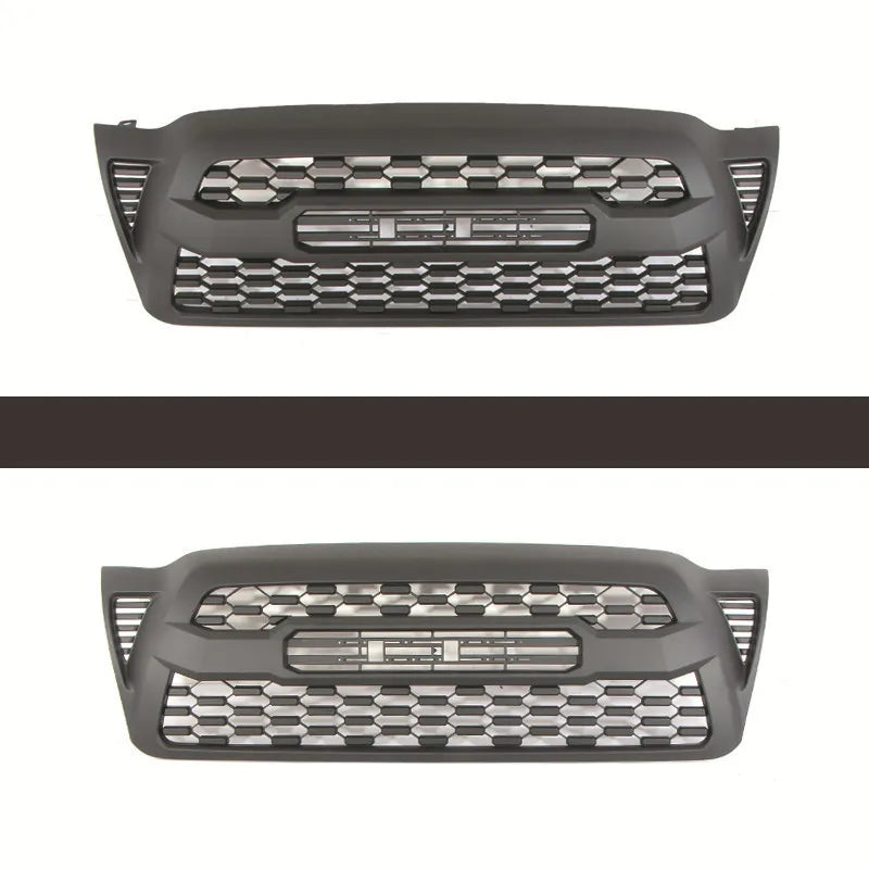 Pickup Truck Auto Parts Body Kits Offroad Part ABS Plastic Black Front Bumper Grill Parilla Para Fit For Tacoma 2005-2011