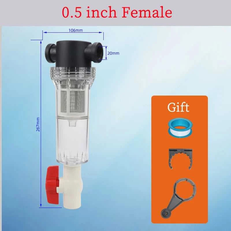 Fish tank fish toilet Full transparent fish waste collector Aquarium drainage collector Automatic cleaning filter The jack market .AU The jack market .AU Fishing Gear $ 41 14:193#0.75 inch Female F