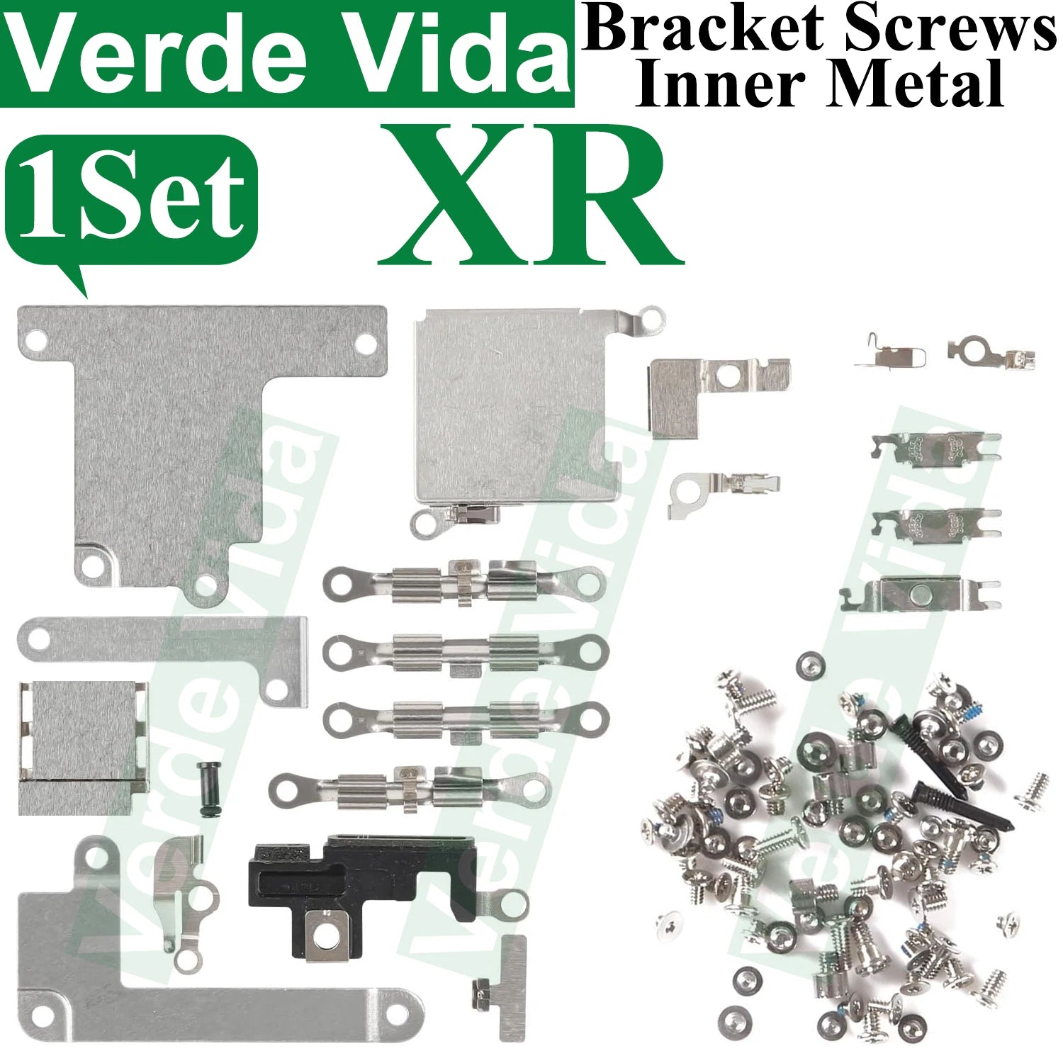 iFixit Metal Bracket Shield Plate Set for iPhone X/XS/XR/11/12/13 Pro Max - Full Inside Screws Replacement