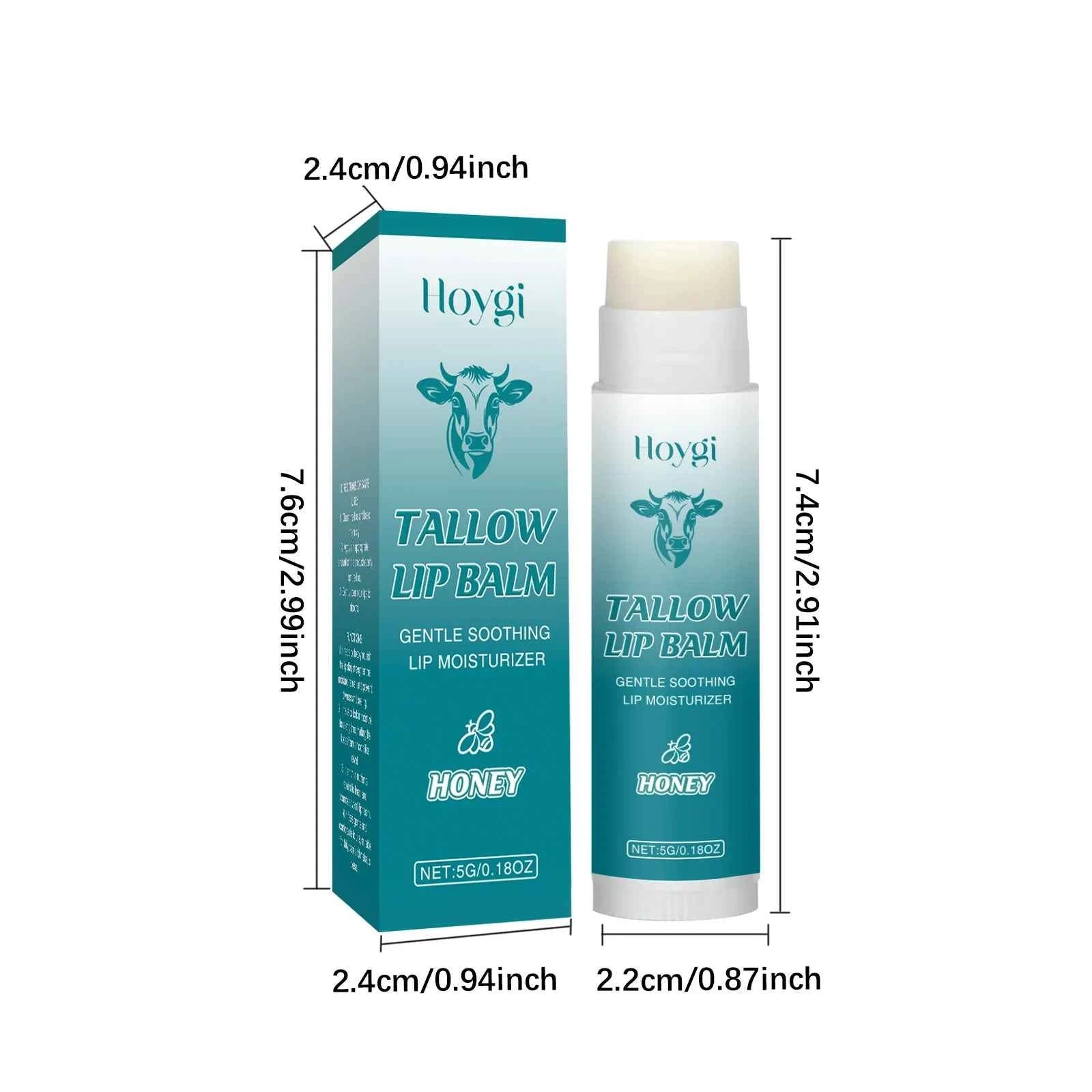 Nourish Tallow Lip Balm – Deep Moisturizing Care for Soft, Plump Lips, Gentle Exfoliation & Reduced Lip Lines