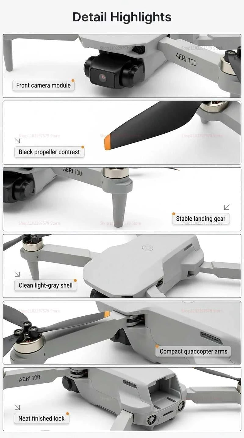 Mini Dronеs Aeri100 8K Professional with Camera Flight Accessories FPV Brushless GPS Return Real Time Travel Flying Gift Toy Boy The jack market .AU The jack market .AU Drones $ 110 14:29#VR-Aeri100 Ultra FLY
