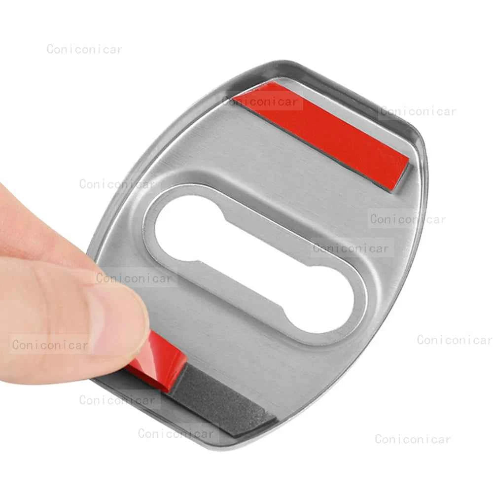 GMC Sierra 2015-2023 Stainless Steel Door Lock Protector | Anti-Rust Buckle Cover & Stylish Accessory