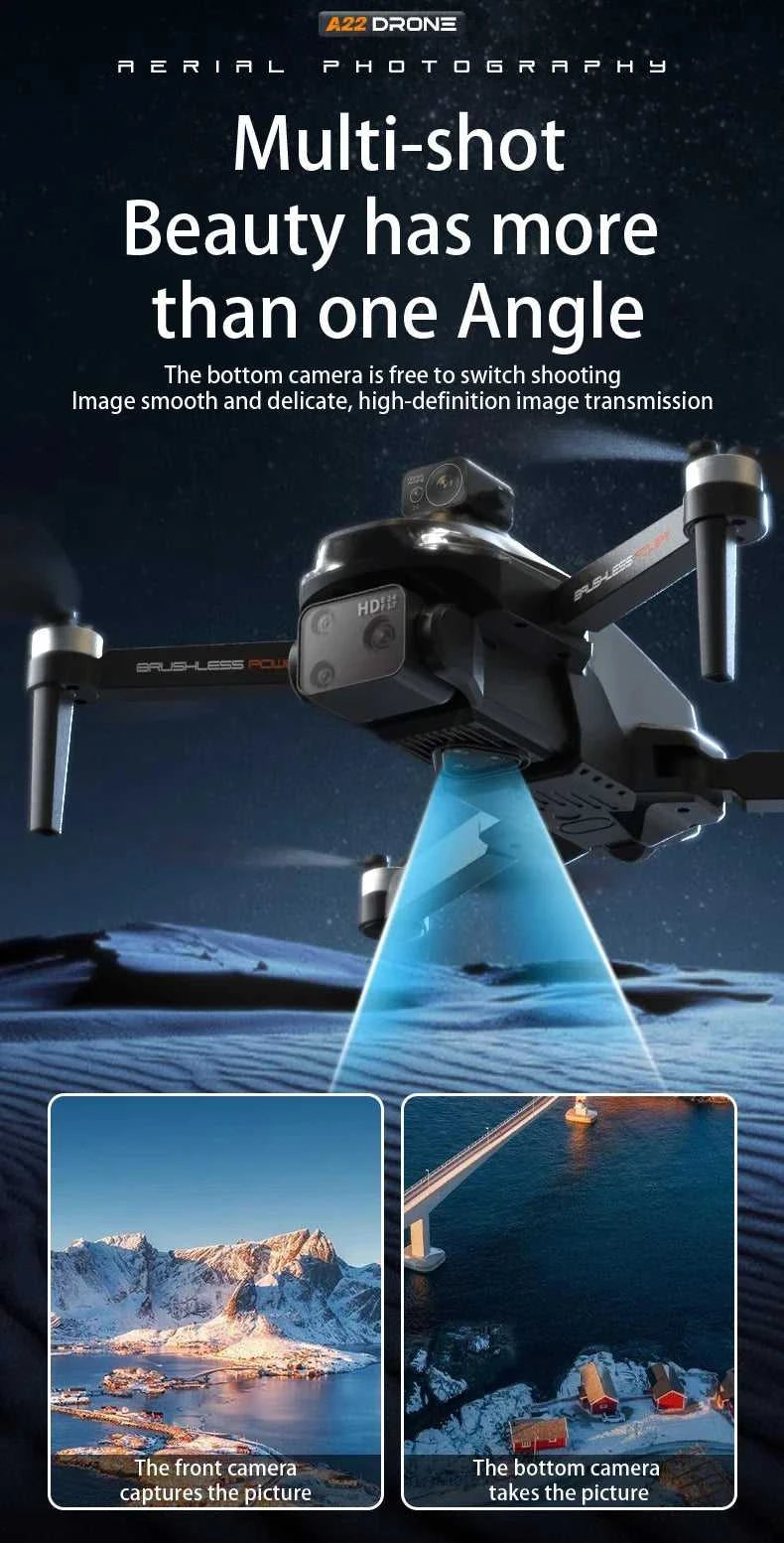 Lenovo A22 Drone 8K GPS double Camera Aerial Photography Optical Localization Four-way Obstacle Avoidance 4K Drone New The jack market .AU The jack market .AU Drones $ 161 14:200006153#Avoidance-2S-1B-4K