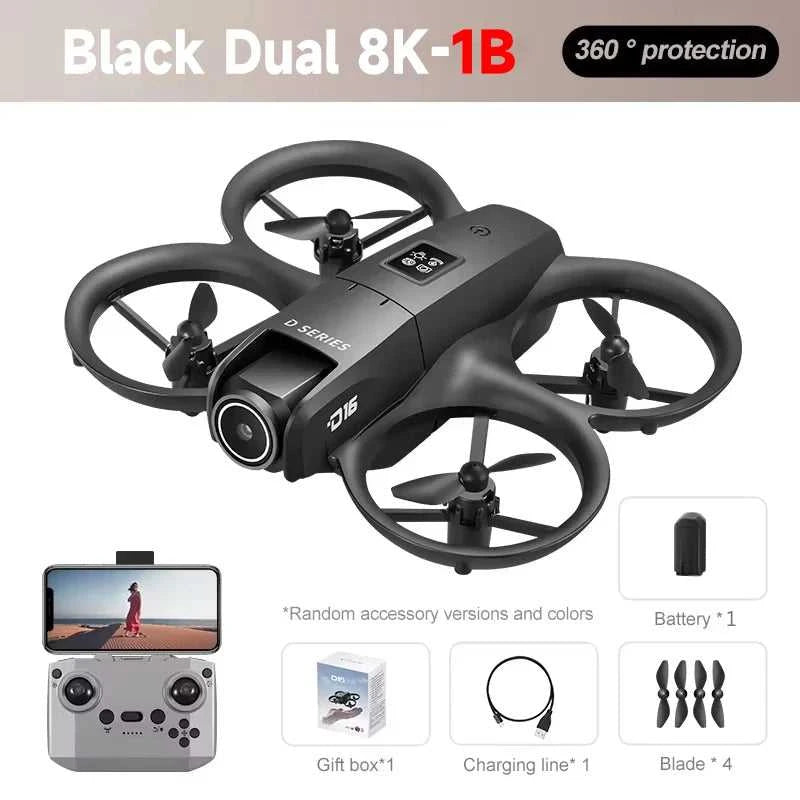 Lenovo D16 Drone 8K Aerial GPS Avoidance Bushless Motor Drone Electric Adjustment HD Profesional Dual-camera Optical Flow The jack market .AU The jack market .AU Drones $ 56 14:366#Drone Apron