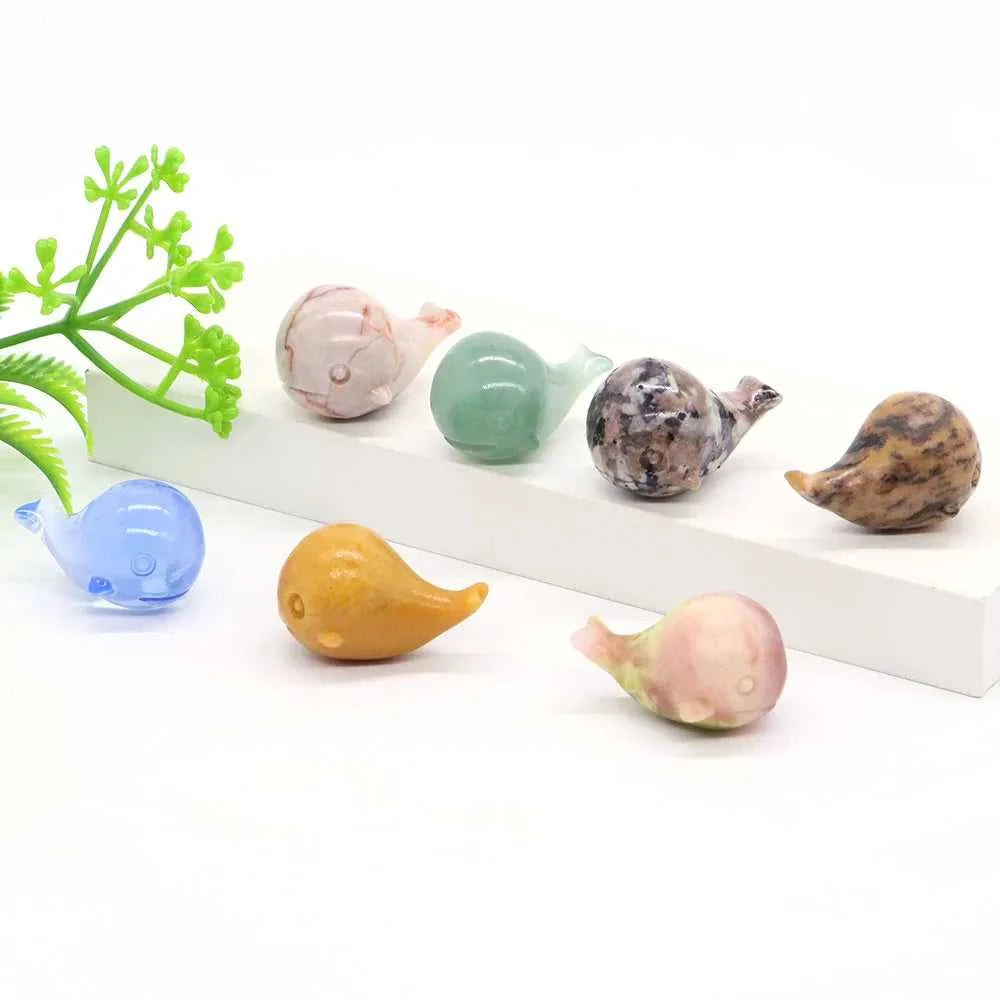 1.2" Mini Cute Whale Statue Natural Stone Crystal Carved Healing Animal Figurine Reiki Gemstone Crafts Home Decoration Wholesale The jack market .AU The jack market .AU Home $ 27 14:350851#Leopard Skin Jasper;5:200000990#1 pc