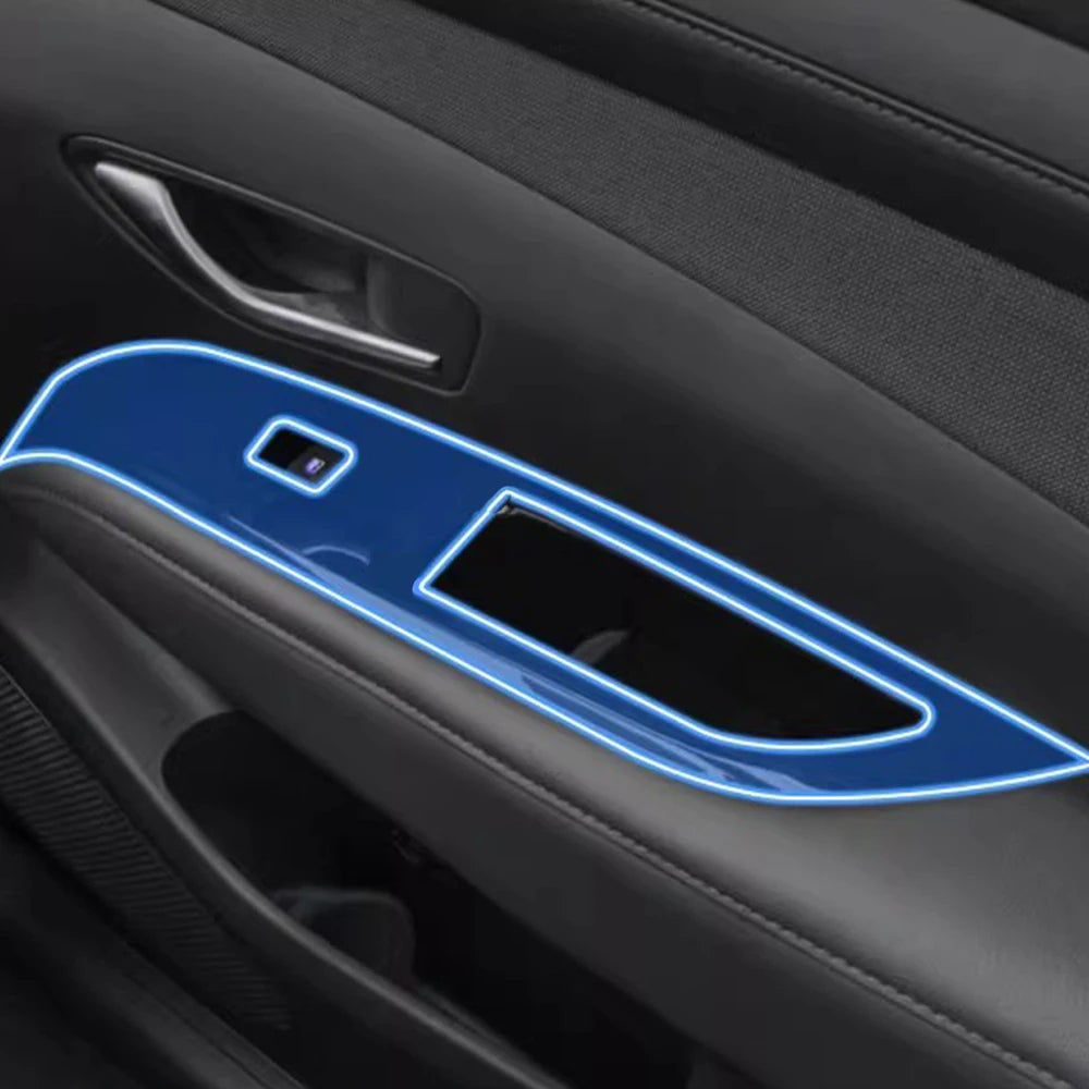Car Interior Transparent TPU Film for Hyundai Tucson 2025 2026 Gear Panel GPS Navigation Center Console Pre-cut PPF Accessories