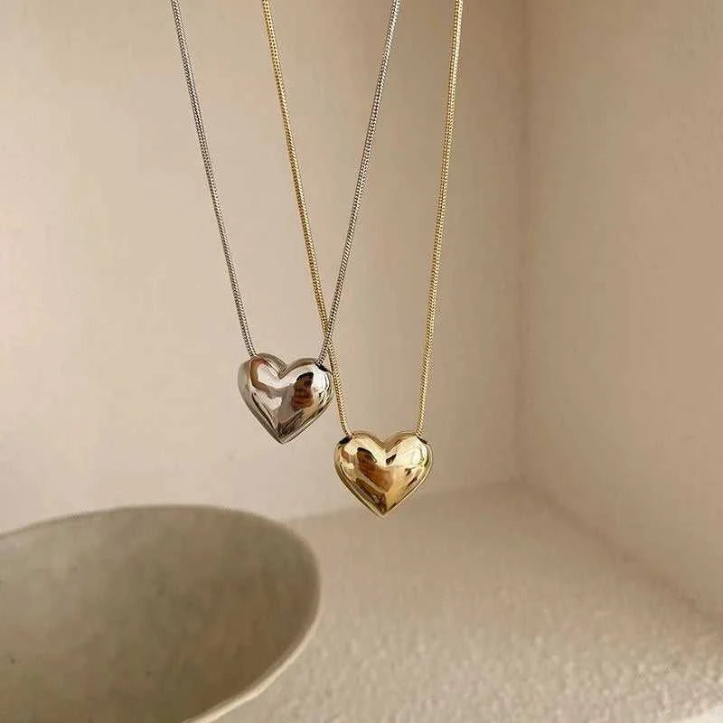 Love Heart Pendant Necklace For Women Men Personality Simple Design Thin Chain Choker Necklaces Jewelry The jack market .AU The jack market .AU Jewellery & Chains $ 47 200001034:17053024#xl019yin