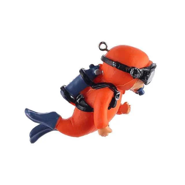 Fish Tank Decoration Creative Floating Diver Ornaments Set Blue Guy Figurines for Underwater Scenery Bottom Aquarium Decor The jack market .AU The jack market .AU Fishing Gear $ 21 14:496#J