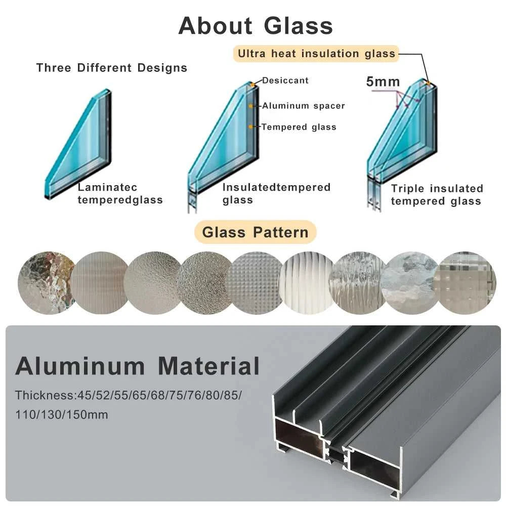 Latest Designed Sliding Door System PT Door Front Interior Casement PD Door Aluminum Double Glaszed Aluminum Garden Home Custom The jack market .AU The jack market .AU Home $ 1169 14:200001951#PT Door