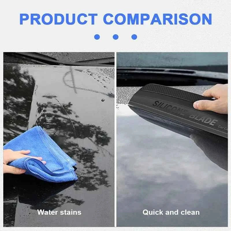 Soft Silicone Handy Squeegee Non-Scratch No Noise No Damage Paint Car Wrap Tools Supplies for Water Window Wiper Drying Blade