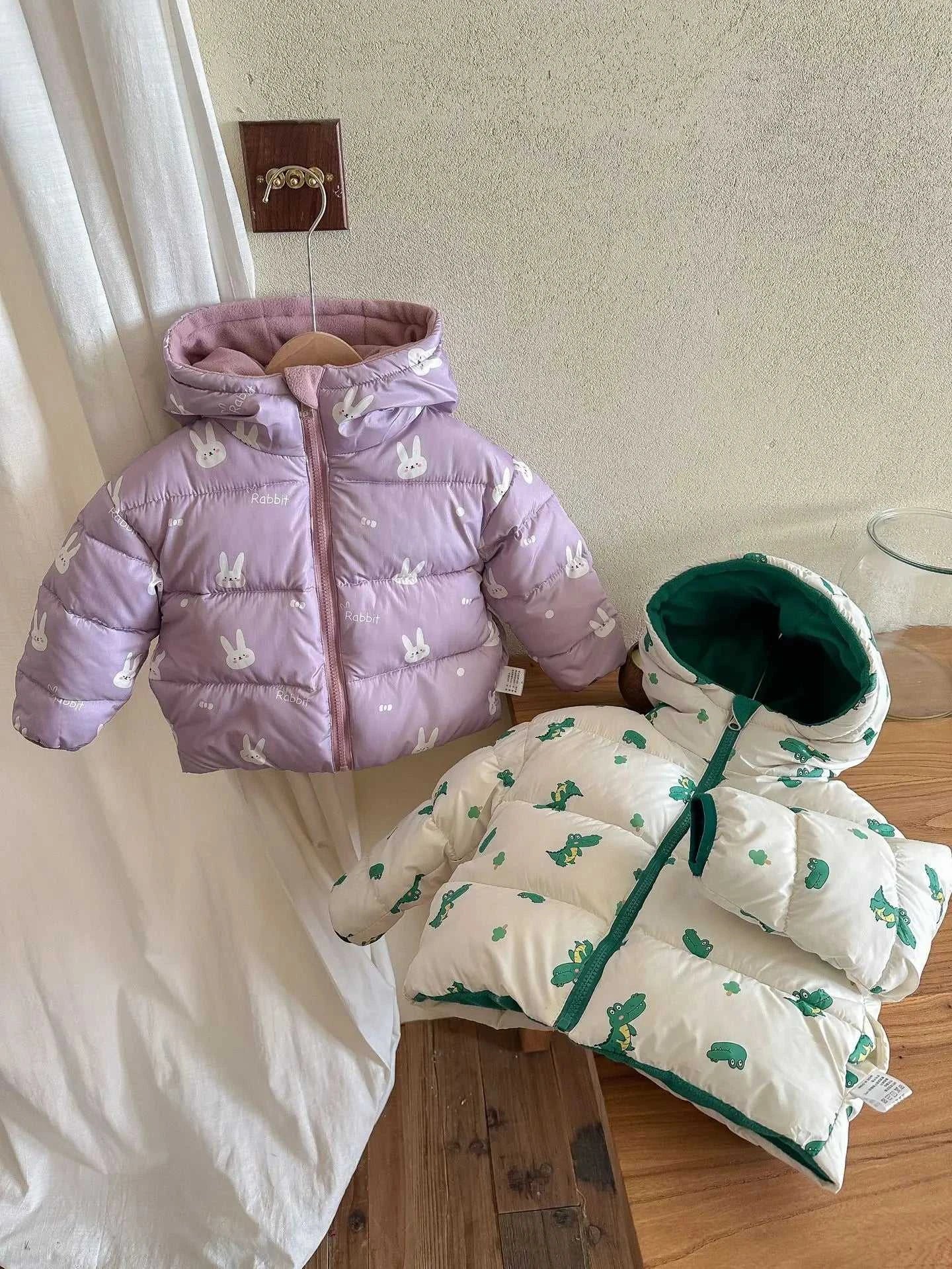 New Double-sided Down Cotton Jacket with Hooded Jacket for Children's Thickened Plush Children's Short Jacket The jack market .AU The jack market .AU Mum & Kids: Essential Products for Every Family $ 52 14:771#1;200000463:200004188