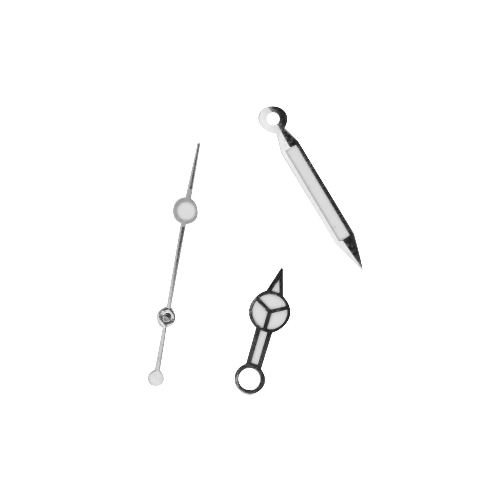 For ETA 2824 Movement Silver Plated Watch Hands Needles Kit For ETA 2824 Watch Movement Accessories Replacement Repair Part Tool