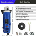 Brand Name Mini Electric Angle Grinder - Versatile 110V/220V, 6 Speed Settings for Precision Cutting, Polishing & Grinding